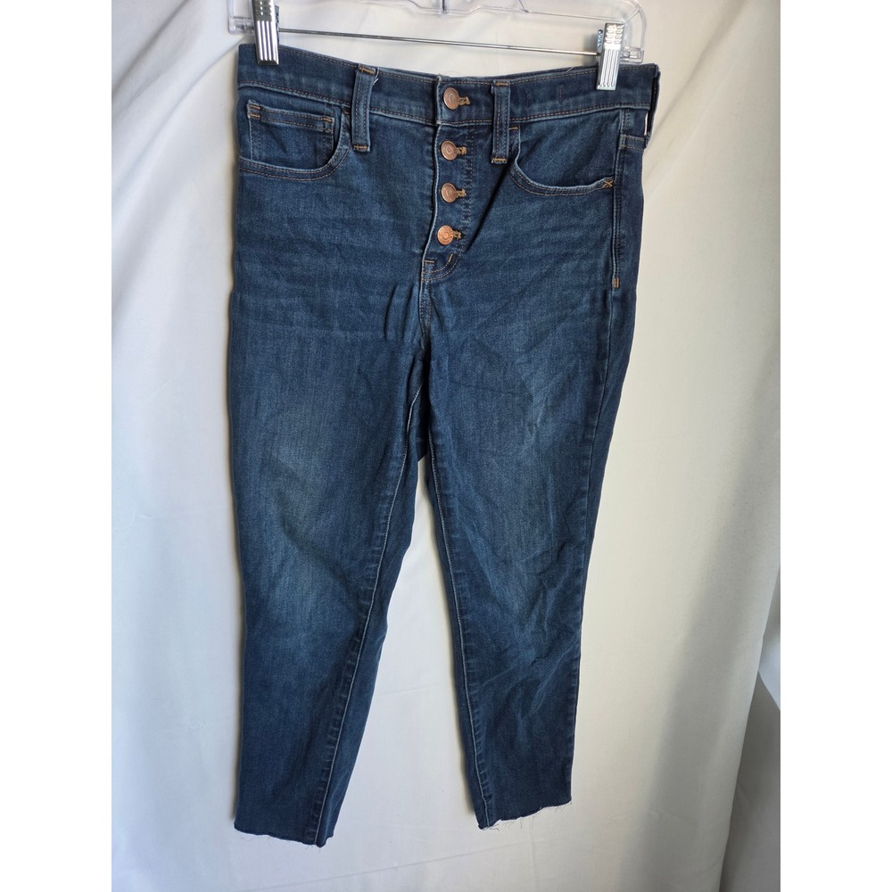Madewell Skinny Jeans Womens Blue Dark Skinny High Skinny